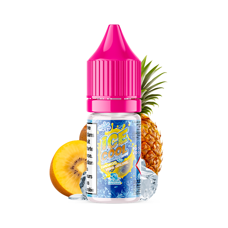 ICE COOL ANANAS KIWI JAUNE 10ML
