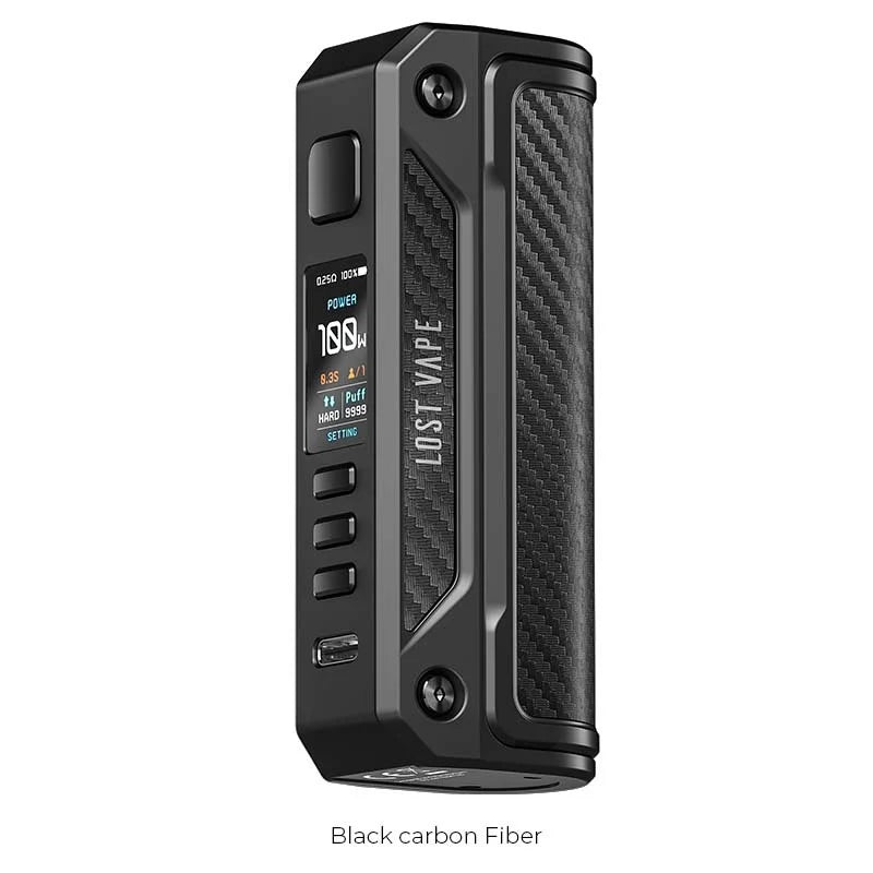 BOX THELEMA SOLO LOST VAPE CARBON BLACK