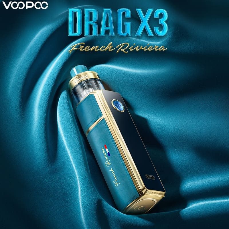 DRAG X3 VOOPOO FRENCH RIVIERA (EDITION SPECIALE)