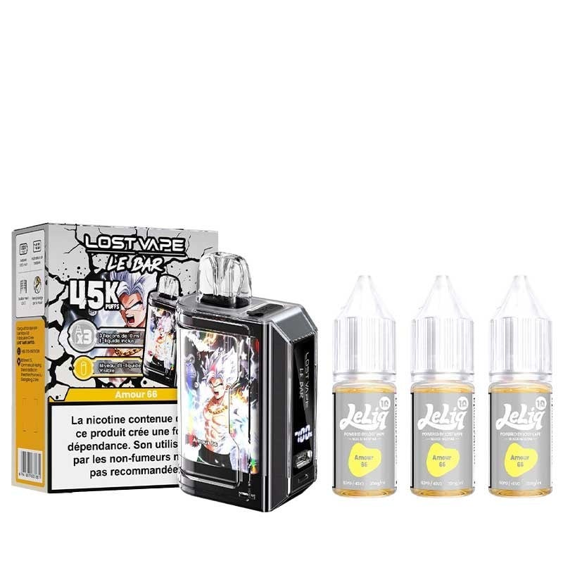 PUFF LOST VAPE LE BAR 45K AMOUR 66 20MG